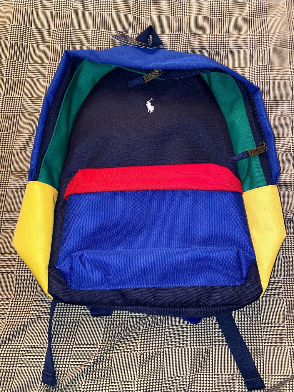 Polo by Ralph Lauren Blue, Red, Yellow & Green Men’s Backpack